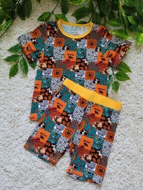 Toddler Boy Western Blue Collar 2 Piece Set (2T)